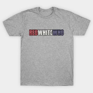 Red White and Who Logo T-Shirt